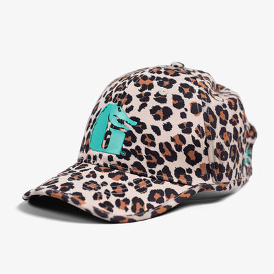 Gator Logo Leopard Aqua Hat