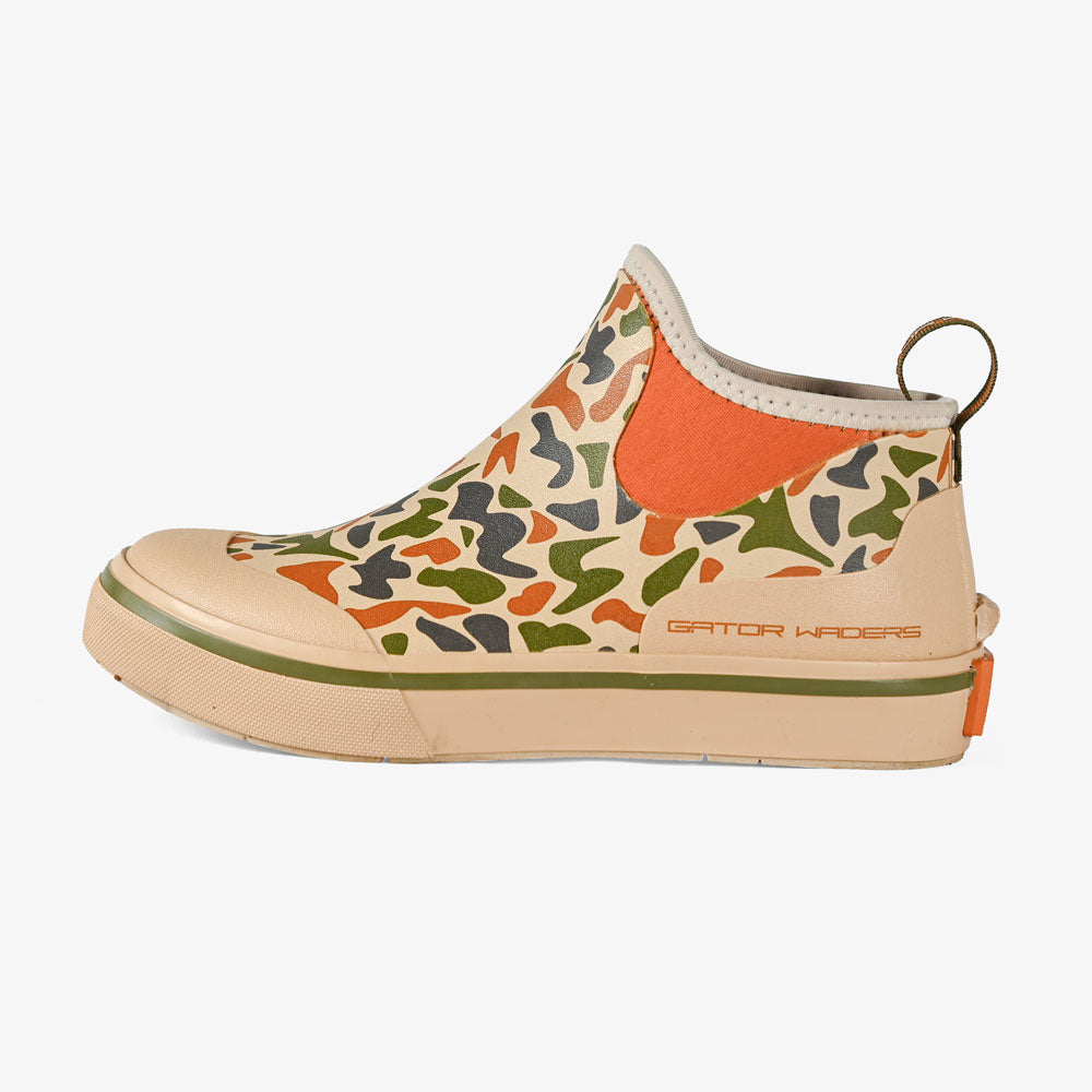 Camp Boots | Womens - Old School Camo View outside