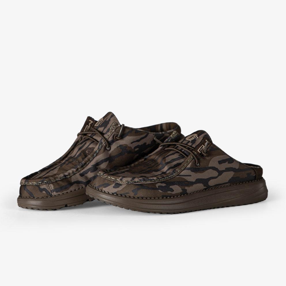Gator Waders Men's Camp Shoe in Mossy Oak Original Bottomland