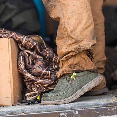  Gator Waders Camp Shoe Mens Olive In Action 32 View 