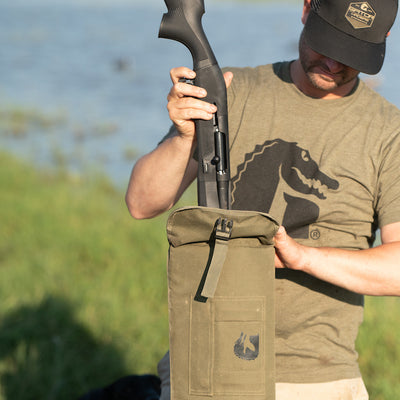  Gator Waders Gun_Case Olive In Action 2 View 