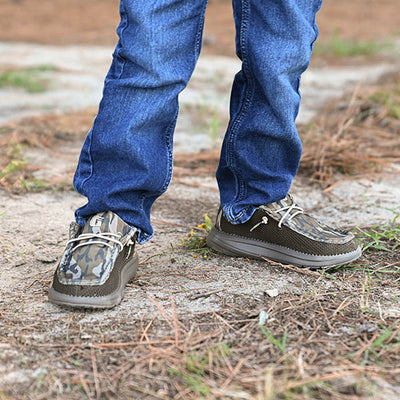 Gator Waders Mens Mossy Oak Original Bottomland Camp Shoes