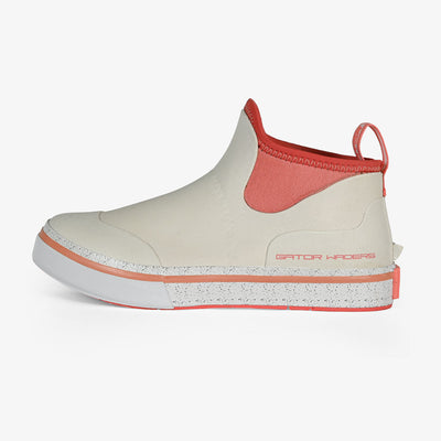 Air Mesh Camp Boots | Womens - Coral Outside View