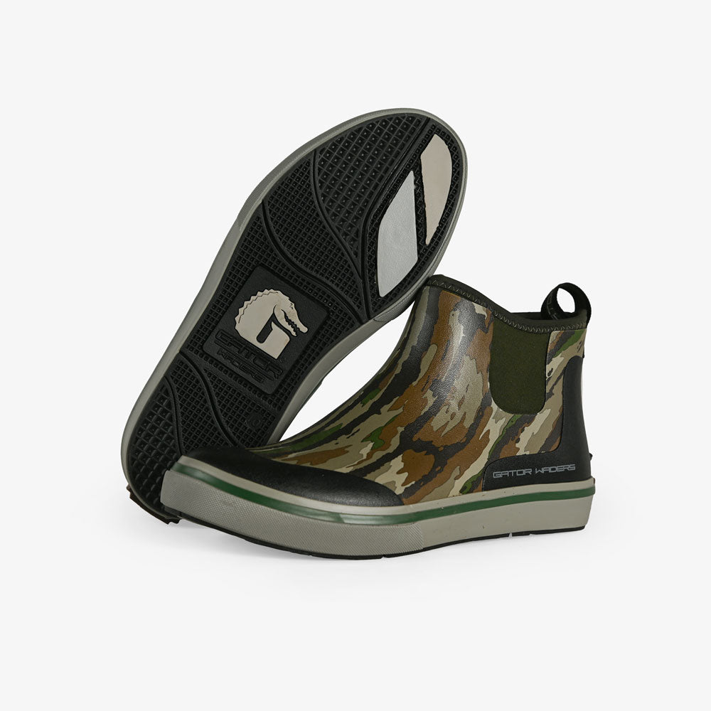 mens camp boots in old school camo view main
