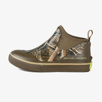 womens camp boots in realtree max-7 view outside