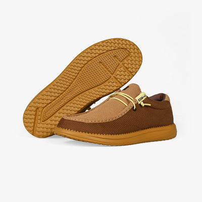 Mens Camp Shoes in Coffee double View