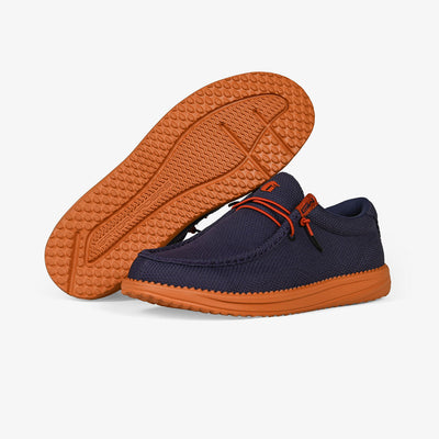 Mens Camp Shoes in Navy - double