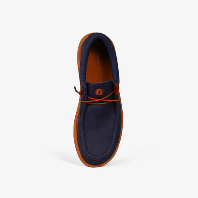 Mens Camp Shoes in Navy - top