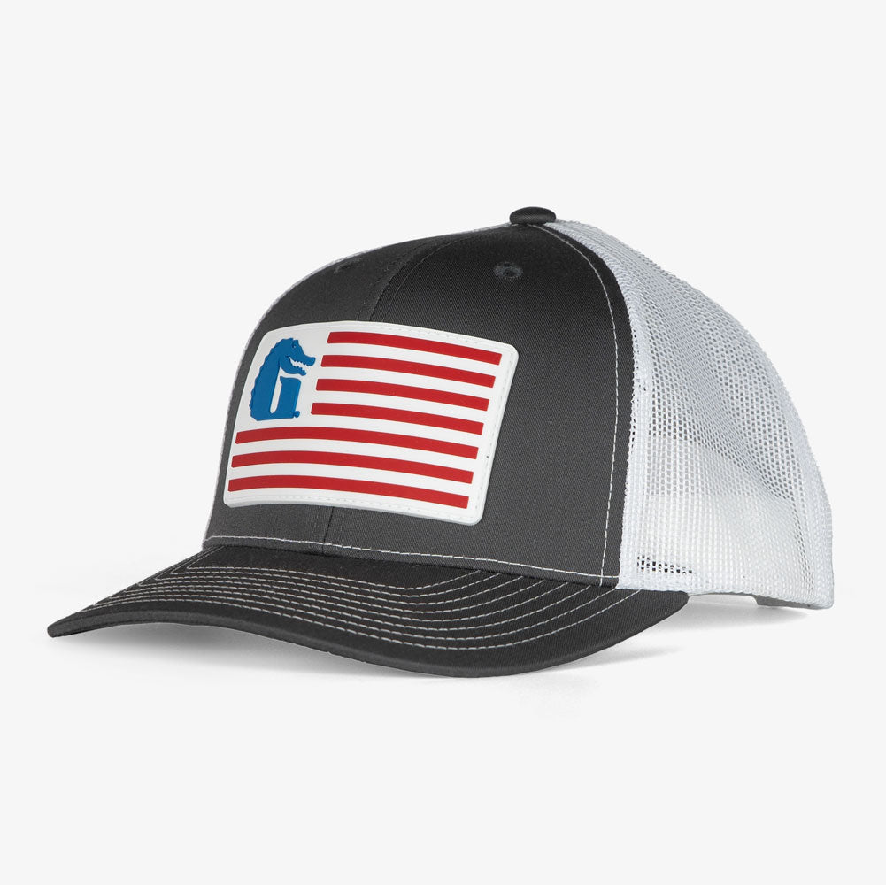 Trucker Hat | Flag Angle View
