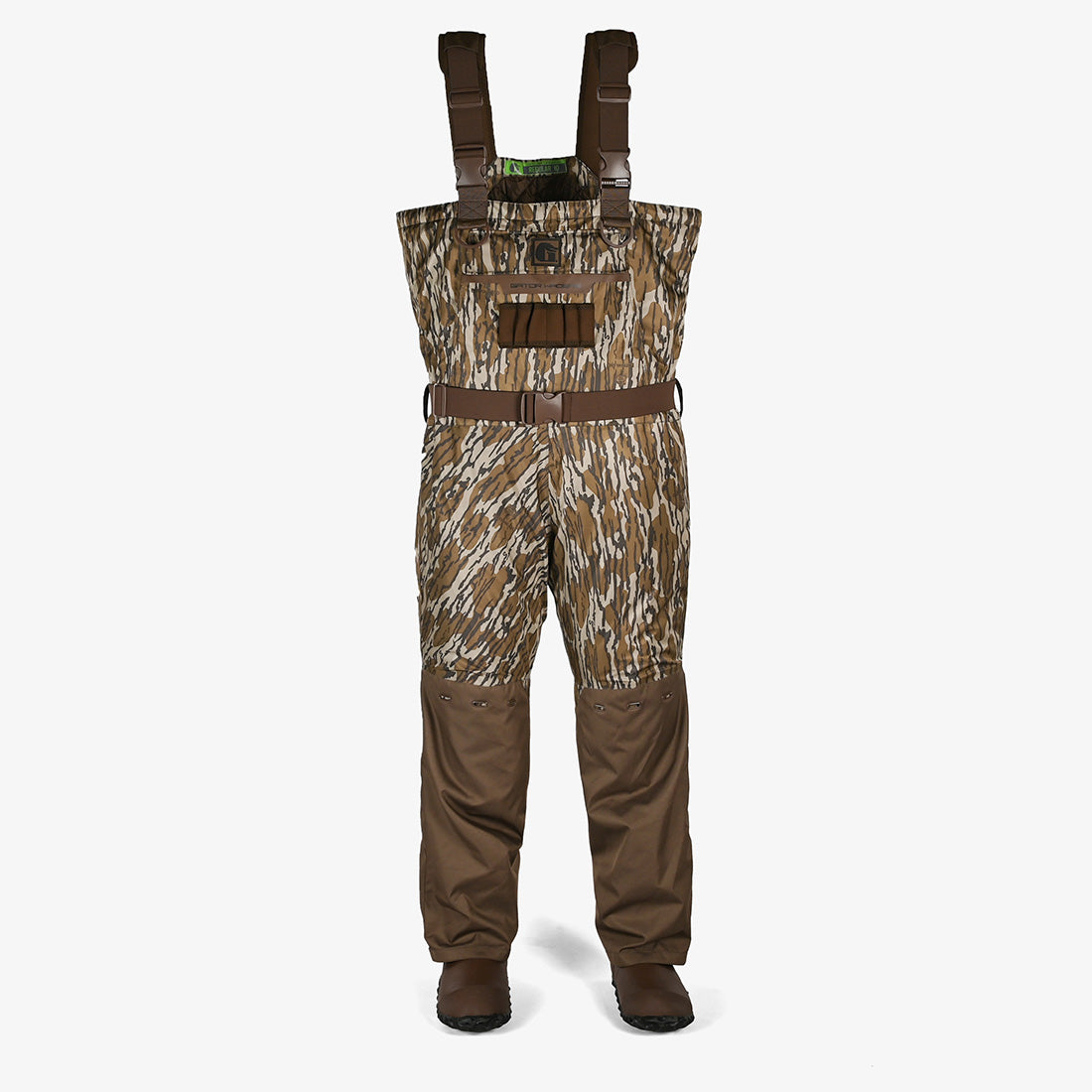 Shield Insulated Waders Mens Mossy Oak Original Bottomland Gator