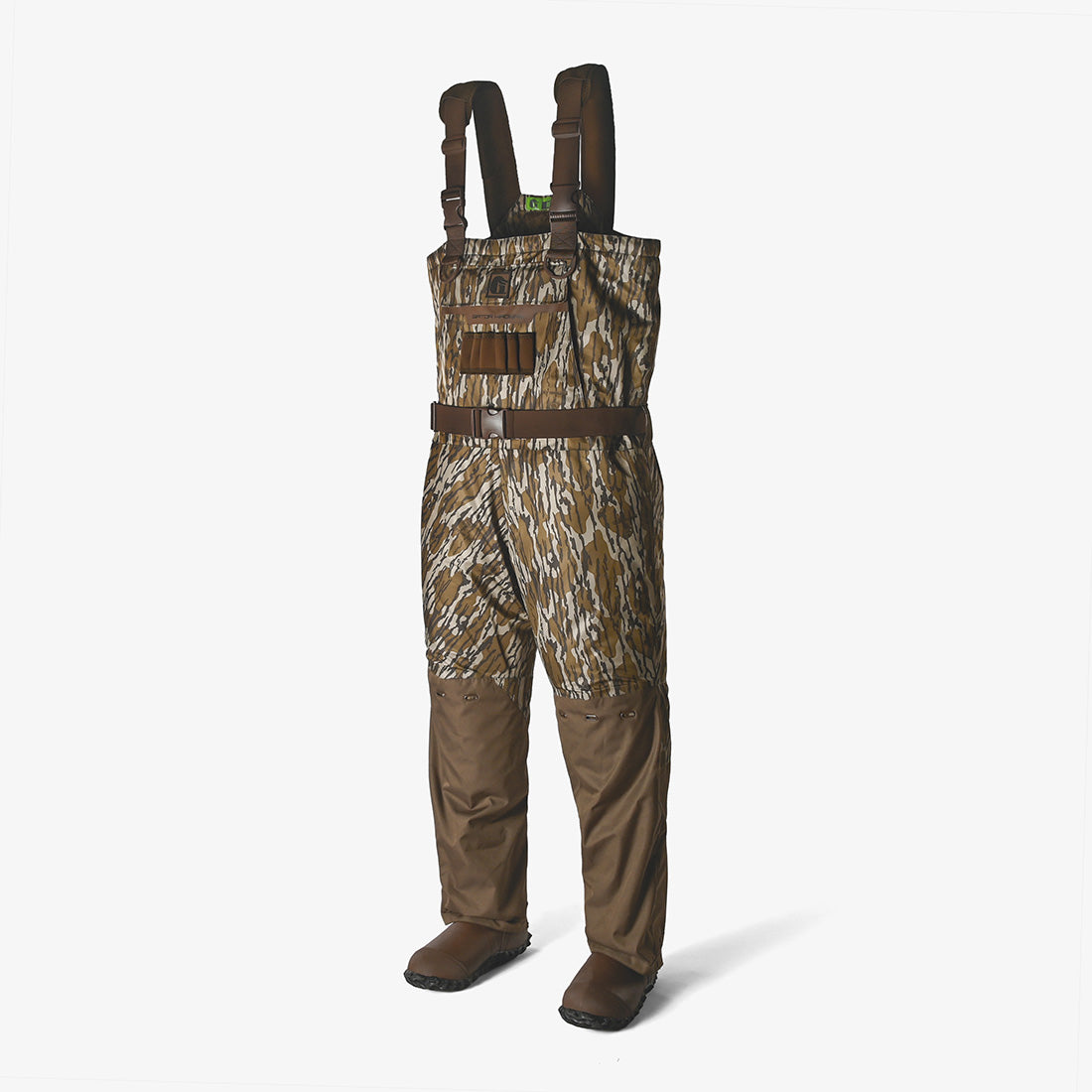 Bottomland Waders Shield Insulated Waders | Mens - Mossy Oak Original Bottomland | Gator ...