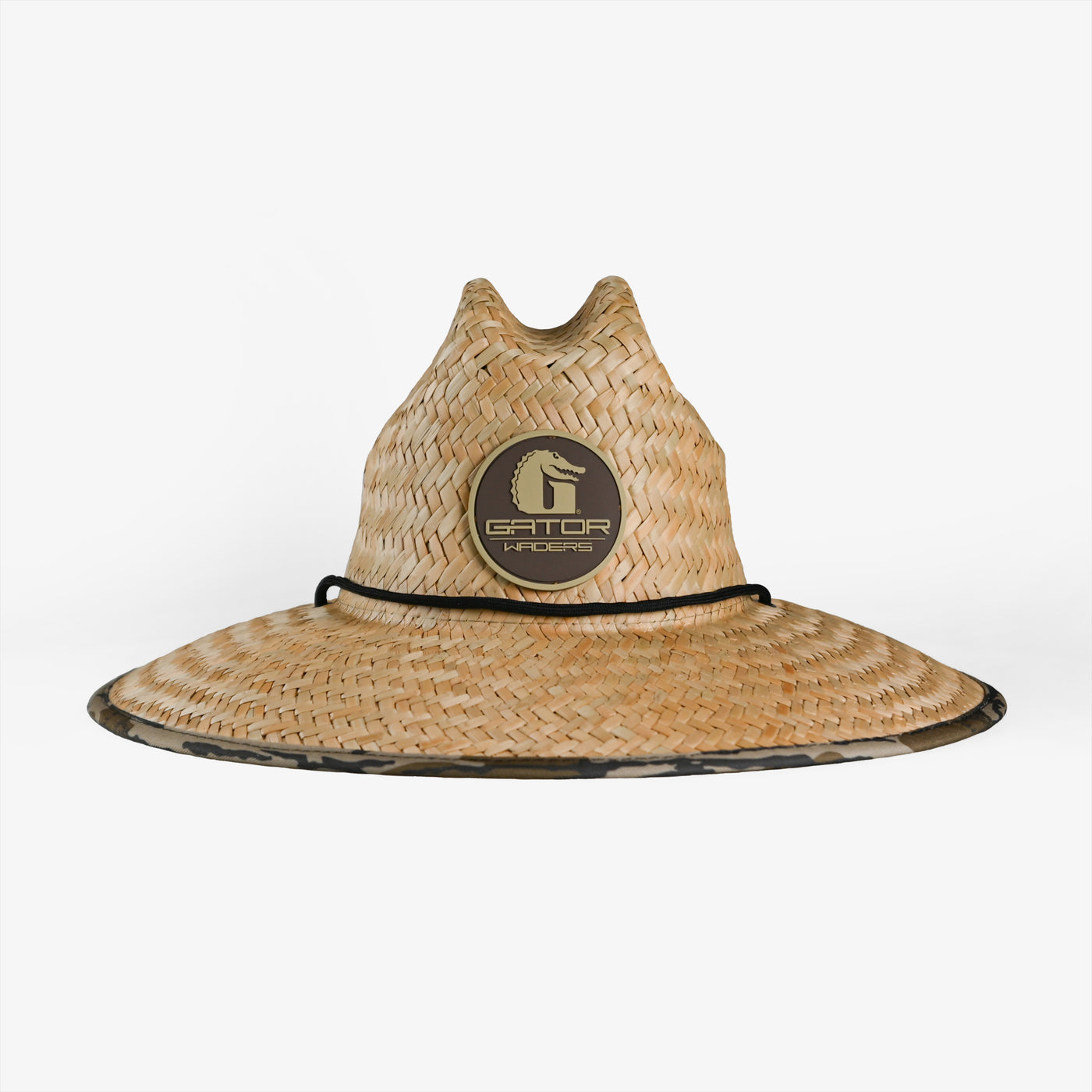 straw hat in mossy oak original bottomland front view