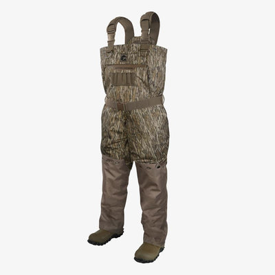 Shield Insulated Waders Mens - Mossy Oak Bottomland Hunt Gator Waders Front View