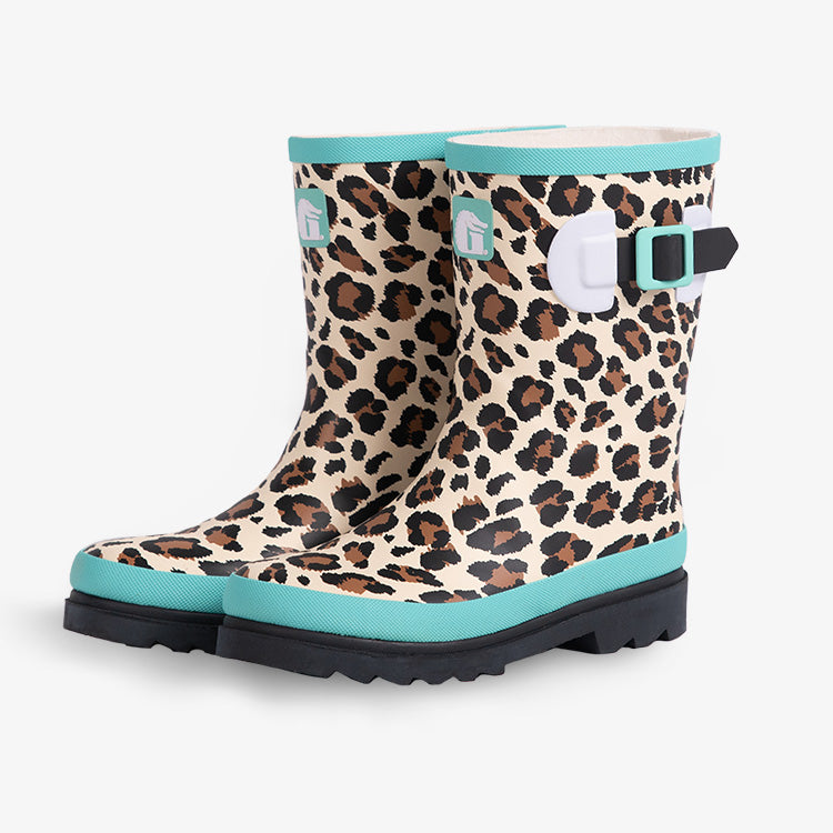 Rain Boots | Kids - Leopard | Gator Waders